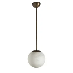 Maxi Alabaster Moon Pendant Lamp in Bronze