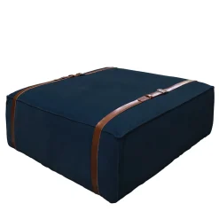 Maxi Docker Navy Velvet Pouf