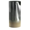 Mayfair Cylindrical Shaded Black-To-Taupe Ceramic Vase