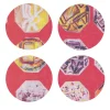 Medallions Set of 8 Patterned Red Coasters