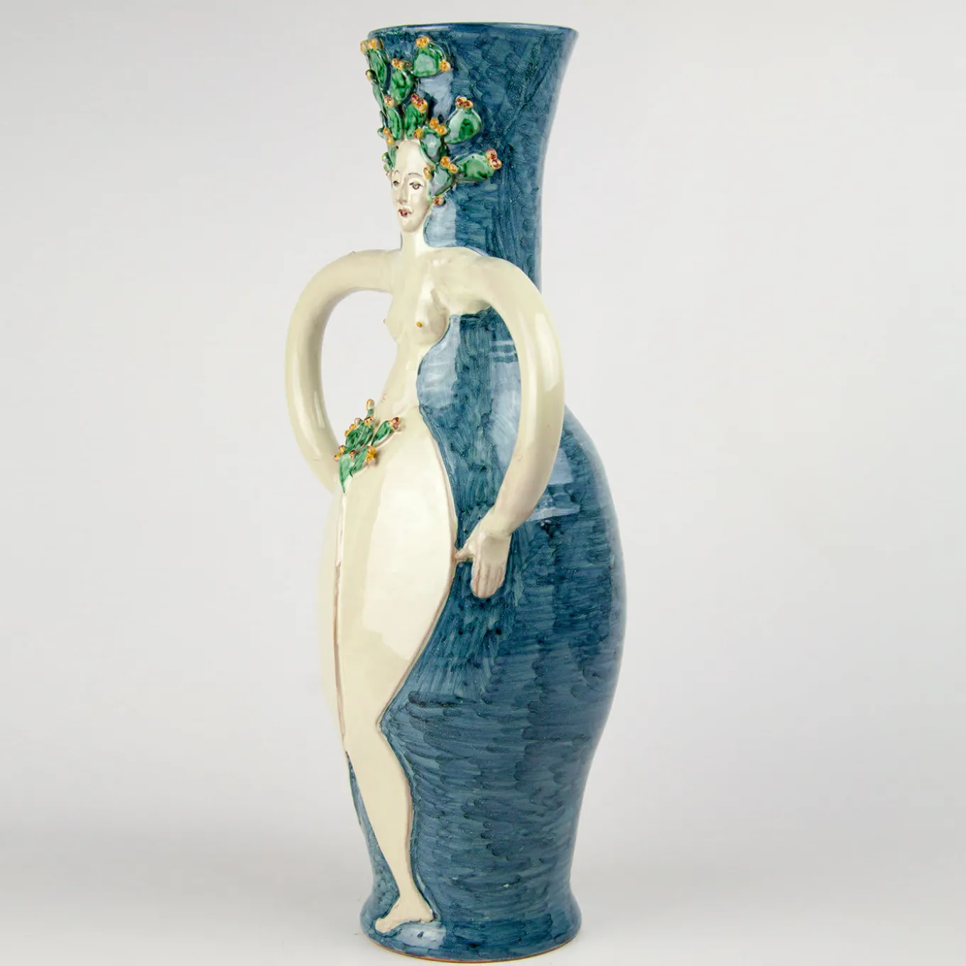 Mediterranean Nude Ceramic Vase