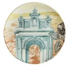 Mediterraneo 2 porcelain Dessert Plates with triumphal arch #5