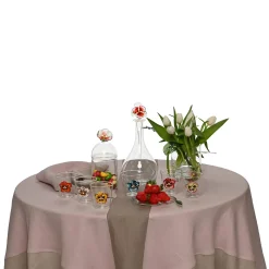 Mediterraneo Handcrafted Large Pansé Glass Container