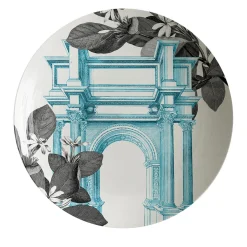 Mediterraneo Porcelain Soup Plate with triumphal arch #5