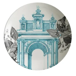 Mediterraneo Porcelain Soup Plate with triumphal arch #1