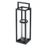 Medium Black Floor Lantern