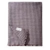 Medium Gray Houndstooth Cashmere Blanket