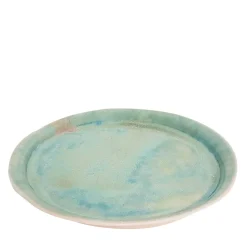 Medium Mediterranea Acqua Green Porcelain Plate