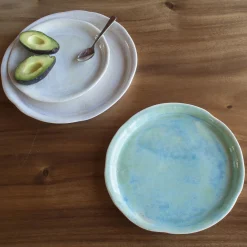 Medium Mediterranea Acqua Green Porcelain Plate