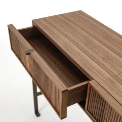 Melody Canaletto Walnut Wood Console Table