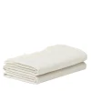 Melrose Fringed White Small Blanket