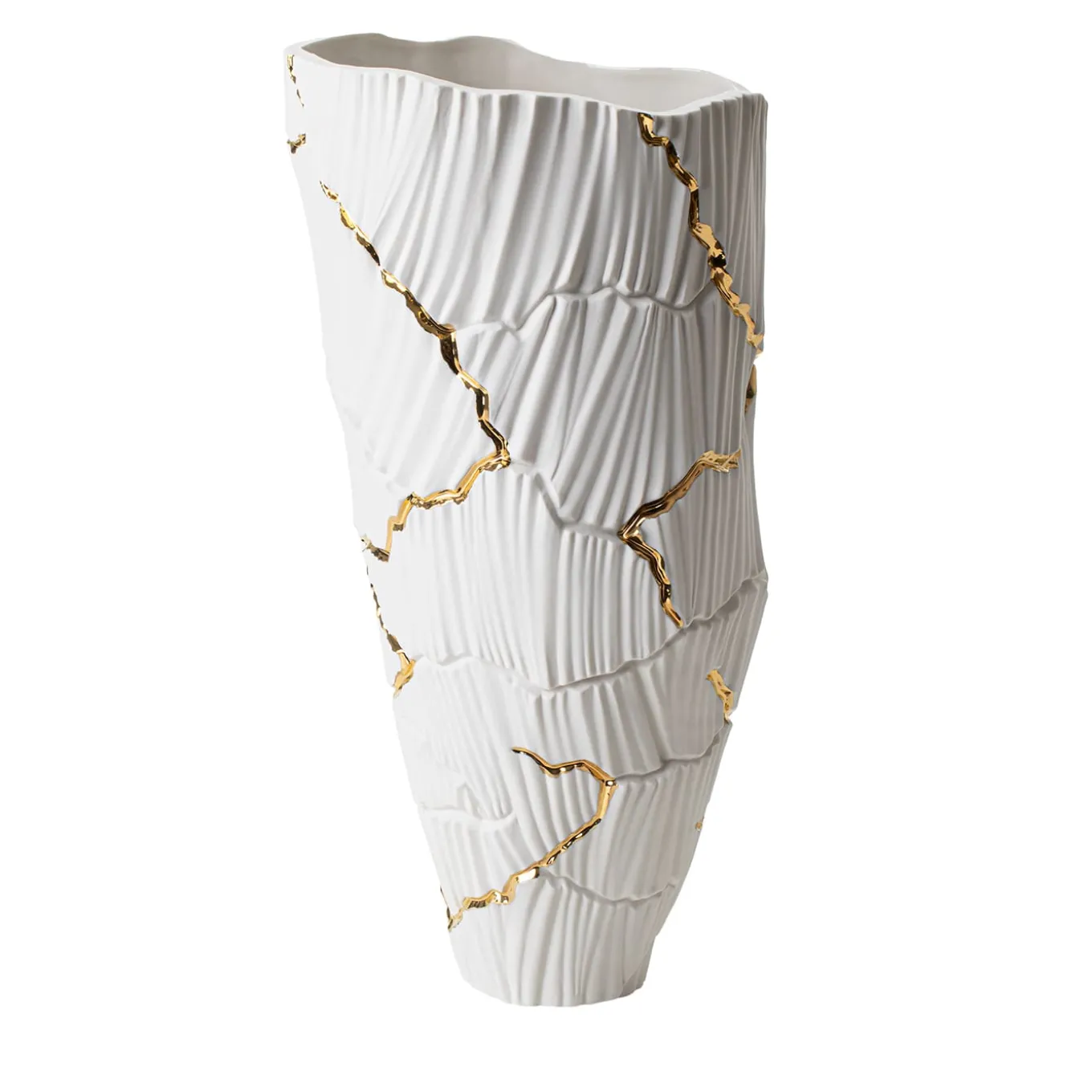 Meltemi Gold Cracks Vase