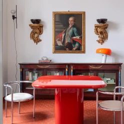 Merenda Red Dining Table