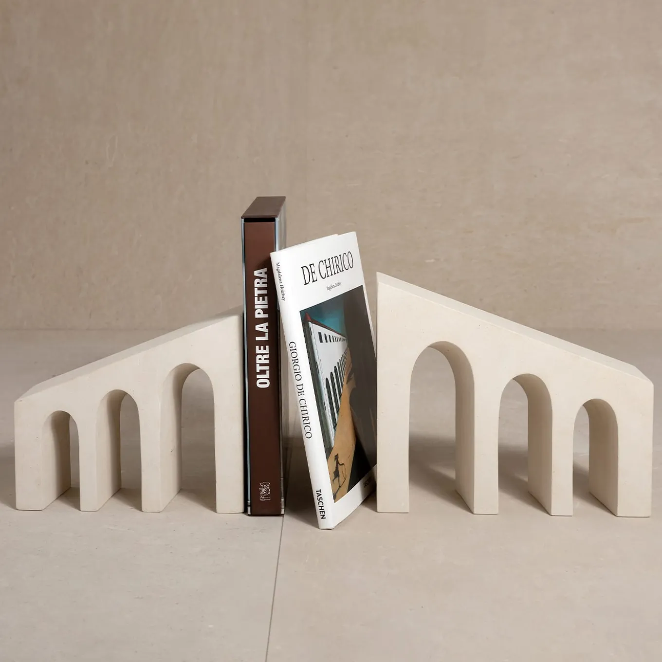 Metafisica Decorative Bookends by Apospersano