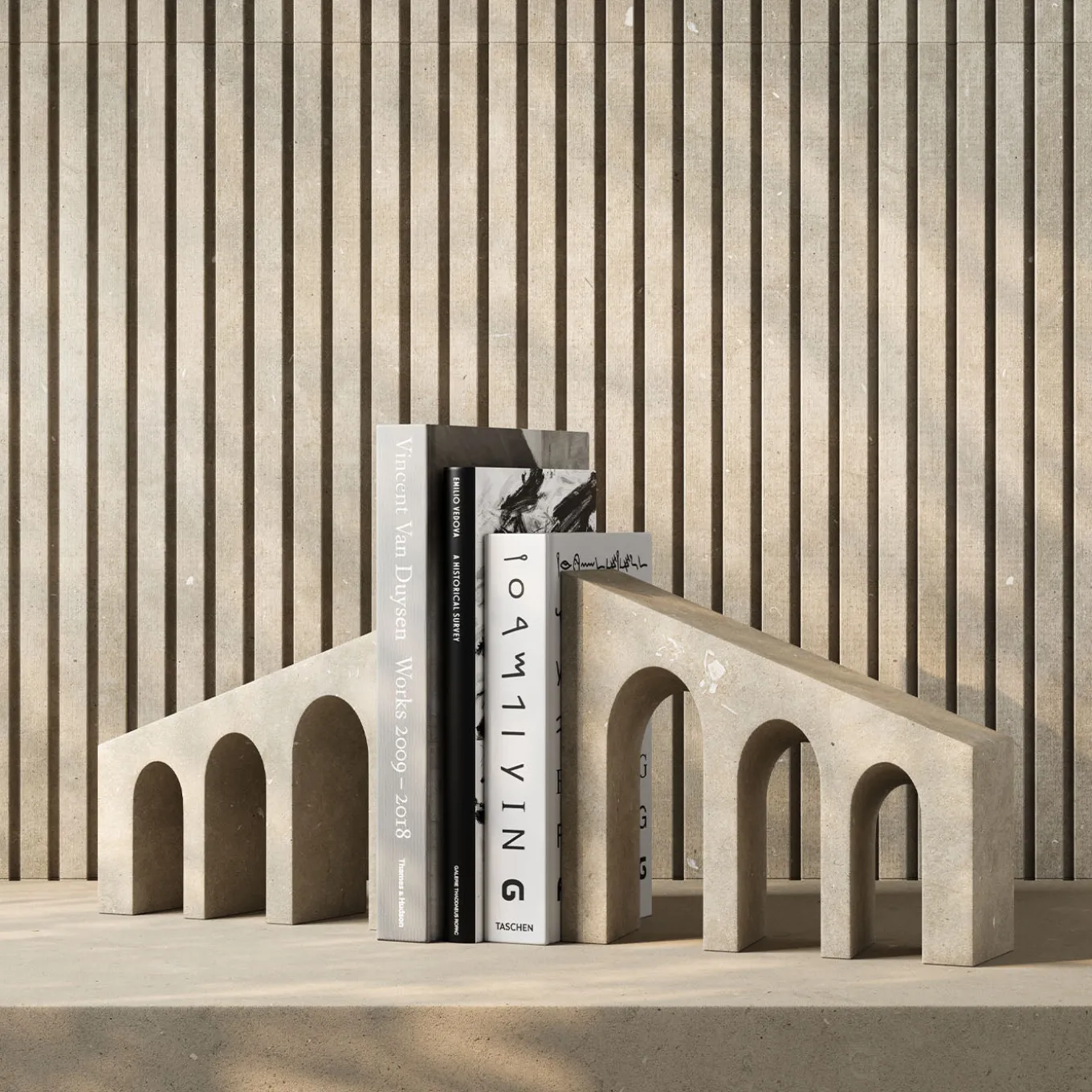 Metafisica Decorative Bookends by Apospersano