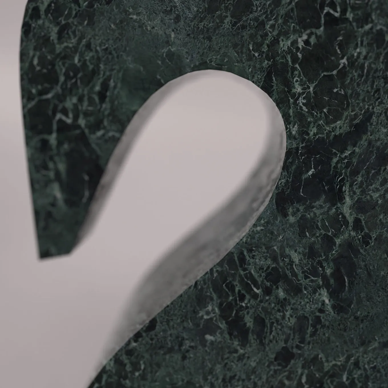 Metis Horse's Head-Shaped Verde Alpi Sculpture