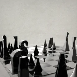 Metis White Marble Chess Set