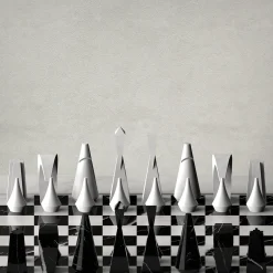 Metis White Marble Chess Set