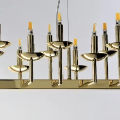 METROPOLITAN gold chandelier