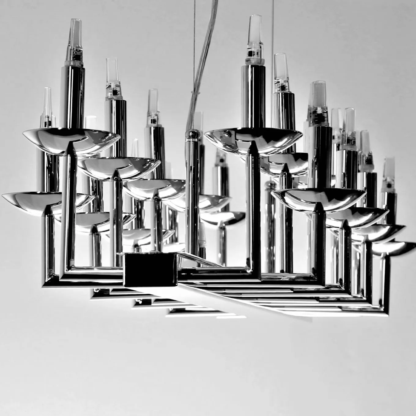 METROPOLITAN nickel chandelier