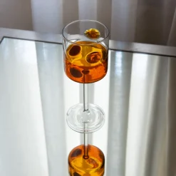 Mezzo & Mezzo Bolla Amber Goblet