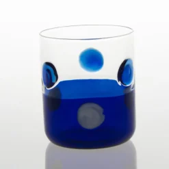 Mezzo & Mezzo Bolle Blue Glass