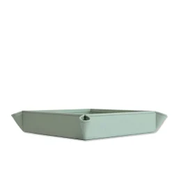 Michelangelo Smeralda Green Leather Vide-poche