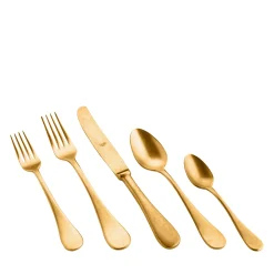 Michelangelo Vintage Oro 5-Piece Flatware Set