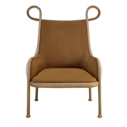 Mickey Natural Lounge Chair by India Mahdavi