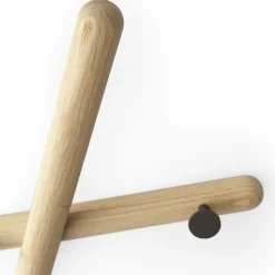 Mikado Solid Oak Coat Rack