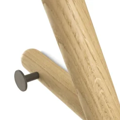 Mikado Solid Oak Coat Rack