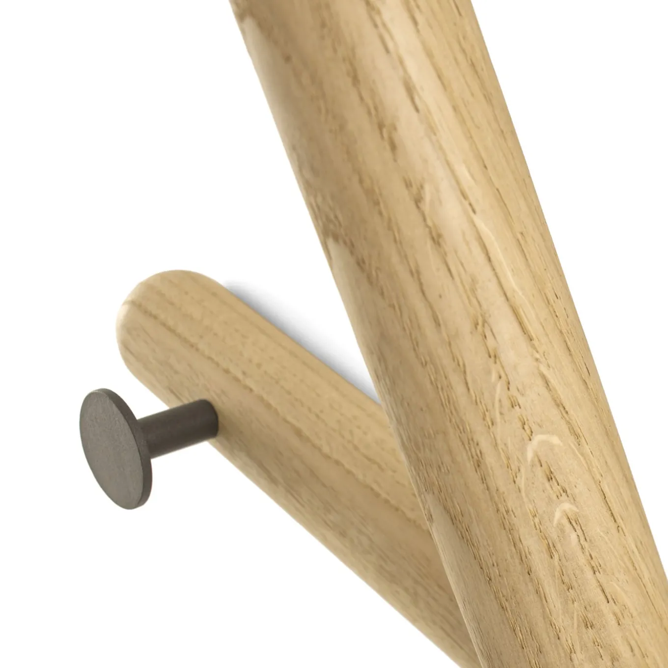 Mikado Solid Oak Coat Rack