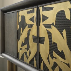 Mila Abstract Painting Sideboard