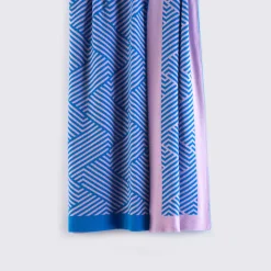 Mila Blue and Pink Blanket