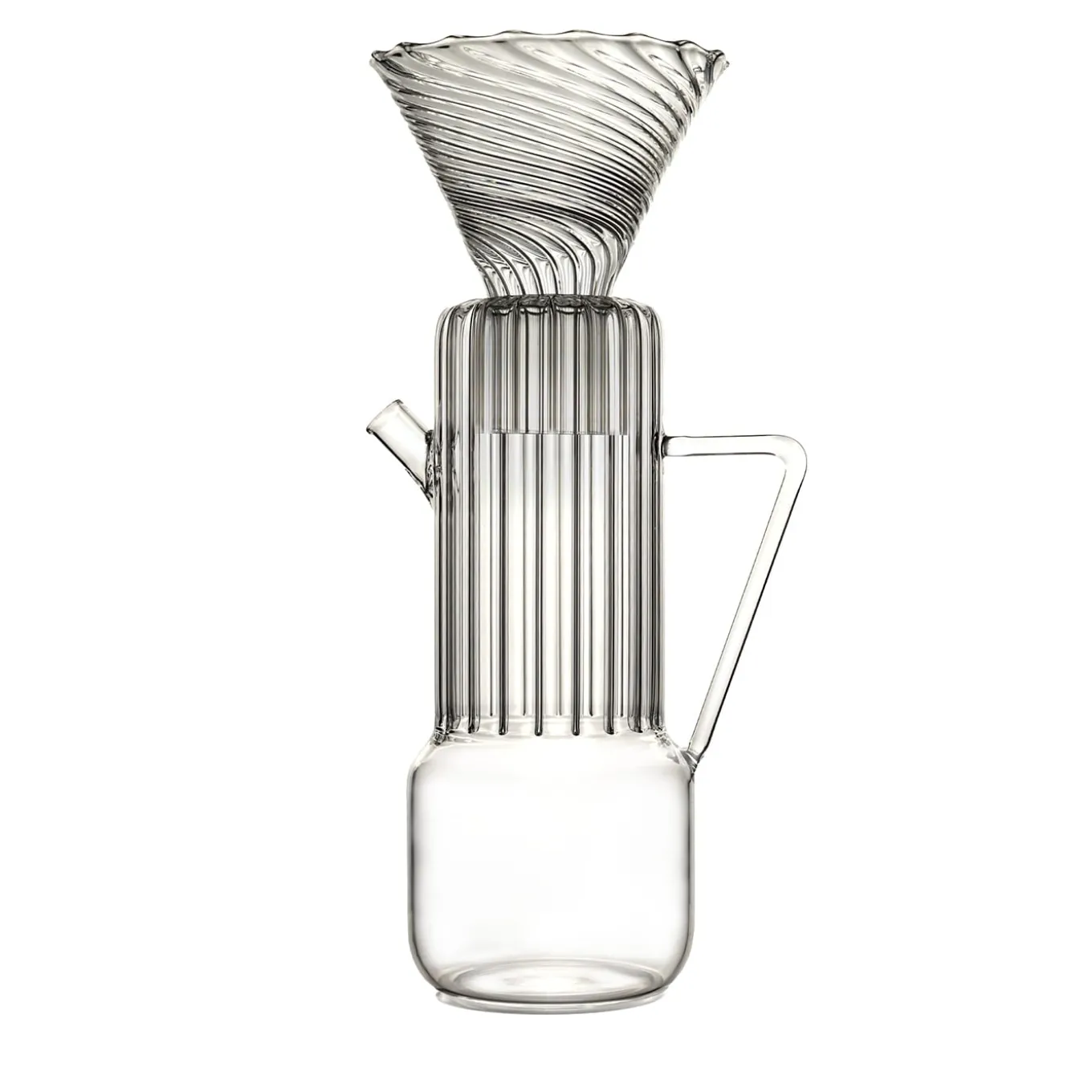 Milady transparent glass coffee maker