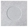 Milano White Carrara Marble Q Plate