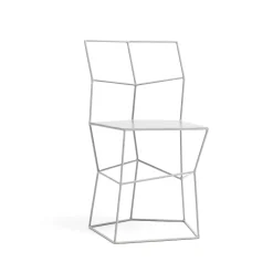 Milk-White Cushioned Chair