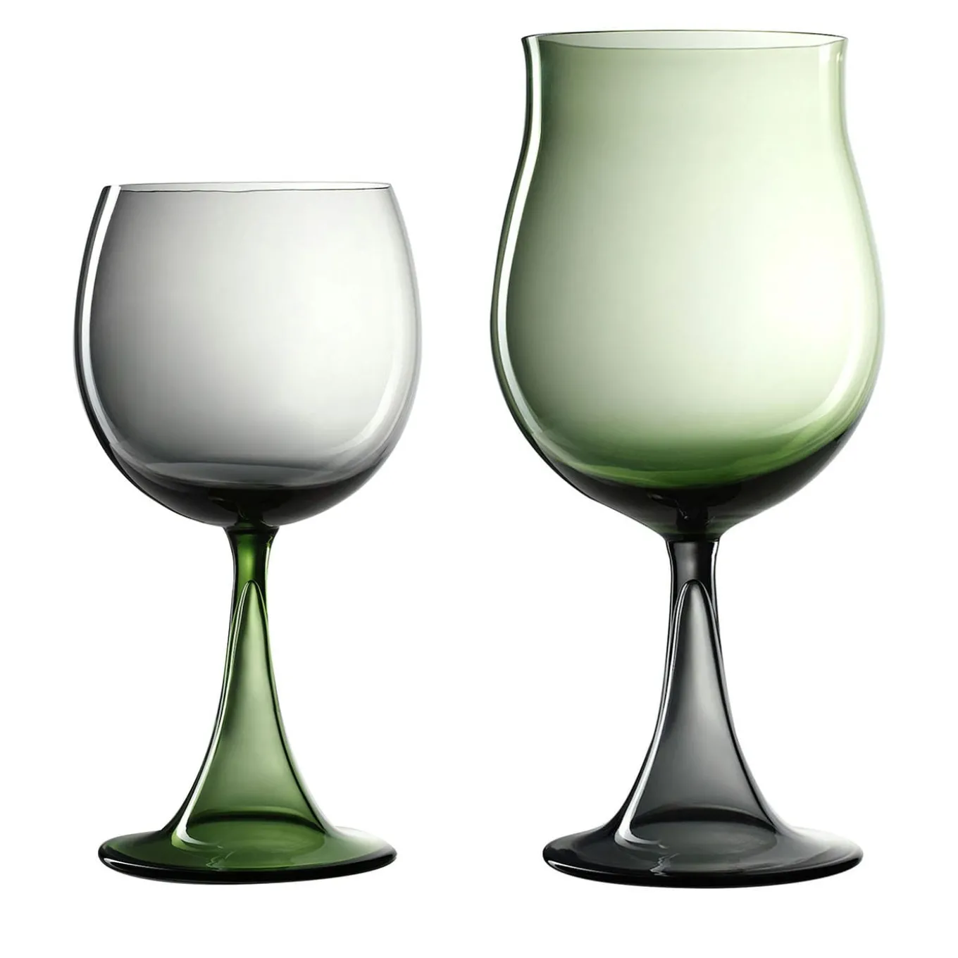 Mille e Una Notte Set of Bourgogne and Gran Crue Wine Glasses by NasonMoretti and Stefano Marcato