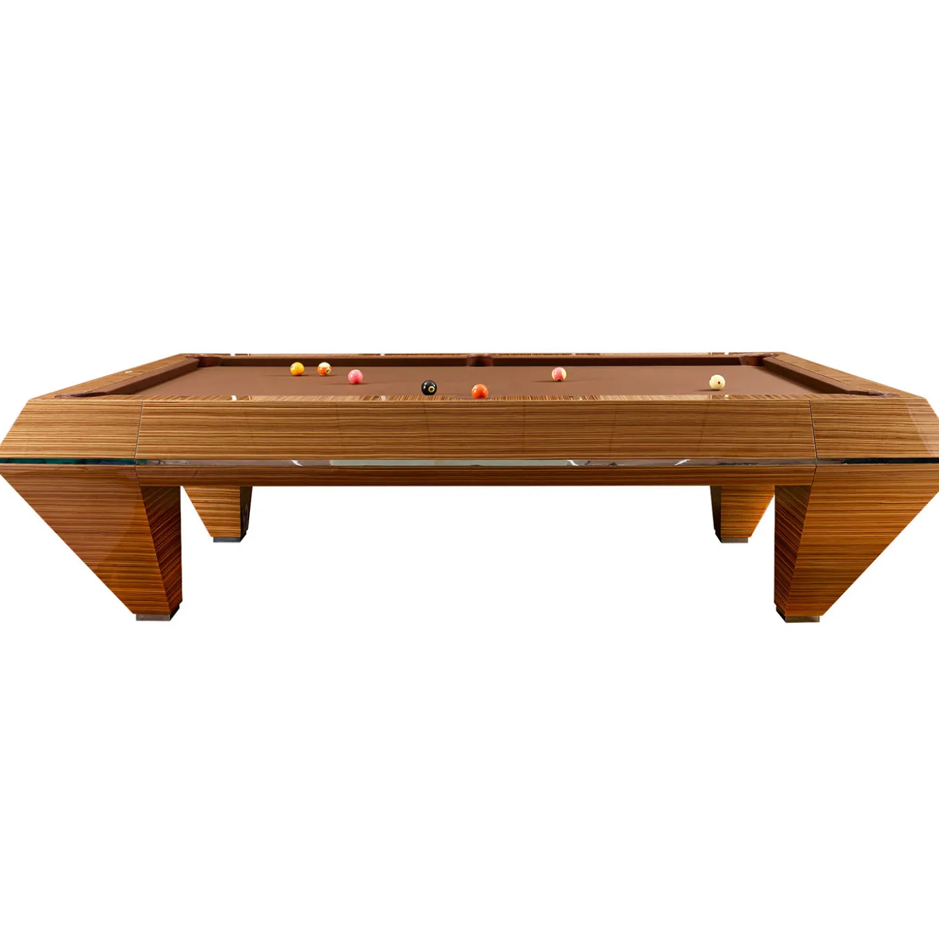Millennium Zebrano Billiard Pool Table