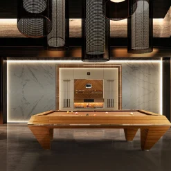 Millennium Zebrano Billiard Pool Table