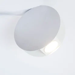 Mimesi Adjustable White Steel Ceiling Spotlight