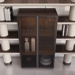 Mina Int2 White & Eucalyptus Modular Wall Unit