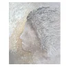 Minerva Beige Textured Resin Painting