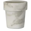 Mini Cactus Vase in White Calcatta Marble