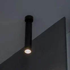 Mini Kyle Pl Black Brass Ceiling Lamp