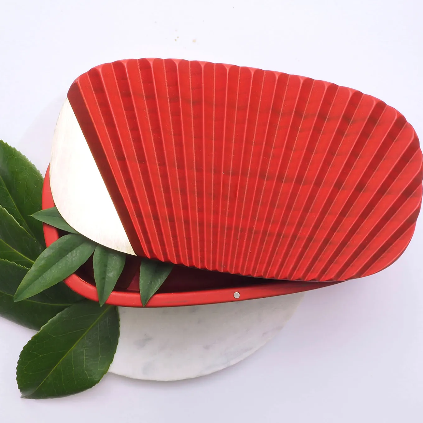 Mini Portrait Coral Oval Jewelry Box