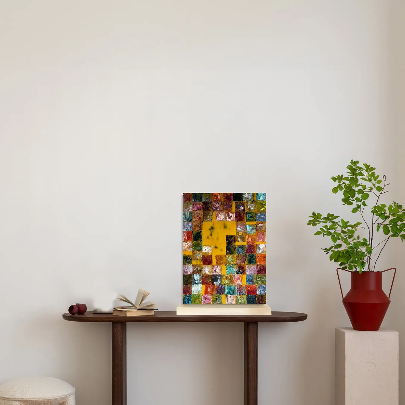 Mini Scacchiera Hand-Painted Tapestry