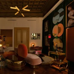 Minima Big Pink Wall Mirror