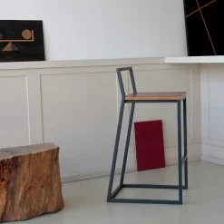 Mio Black Stool