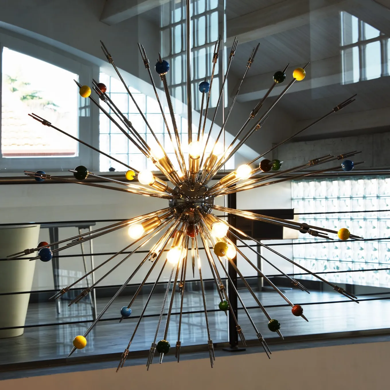 MIR chandelier by Roberto Fiorato